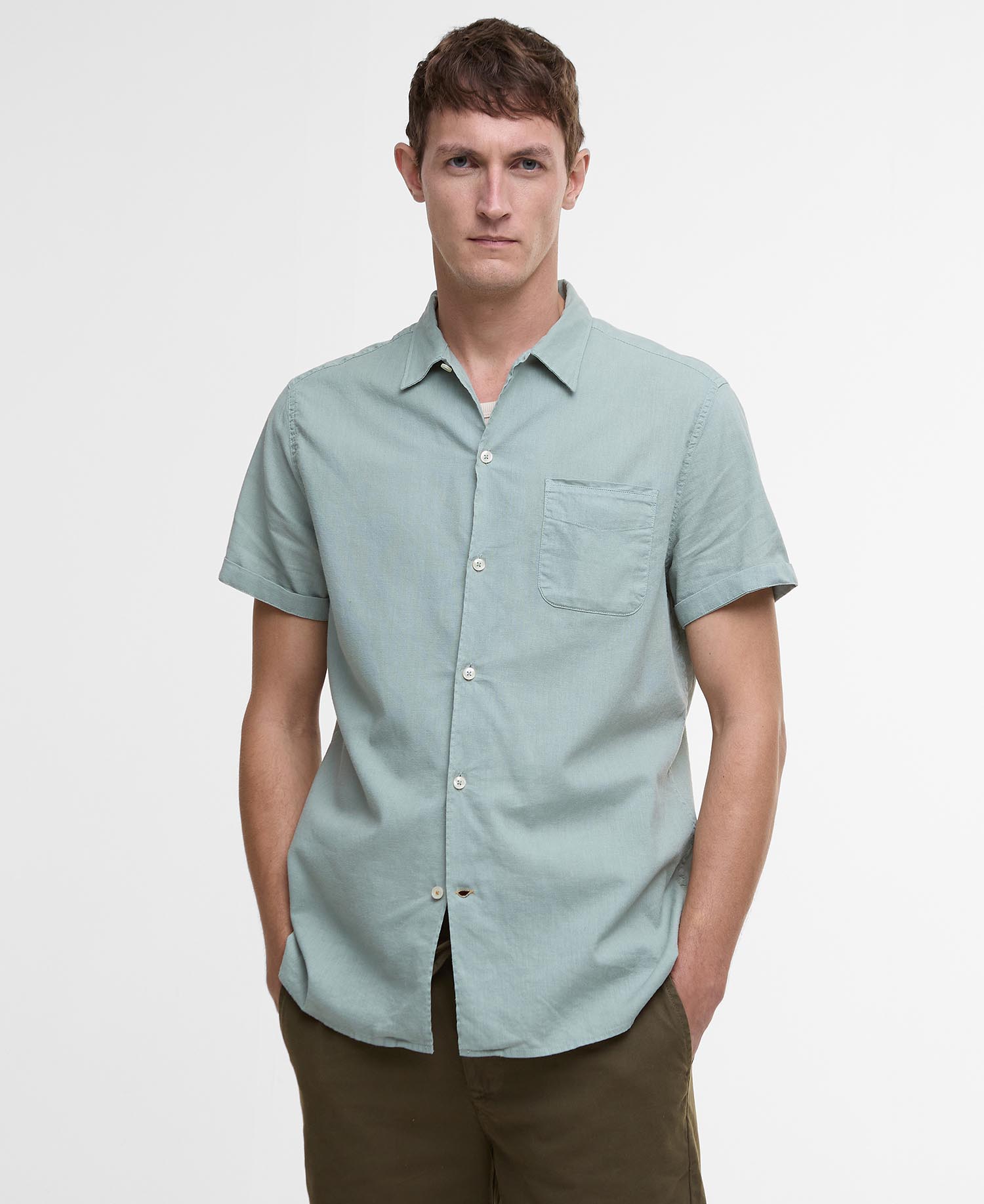 Garment Dyed Nelson Short-Sleeved Shirt image number 0