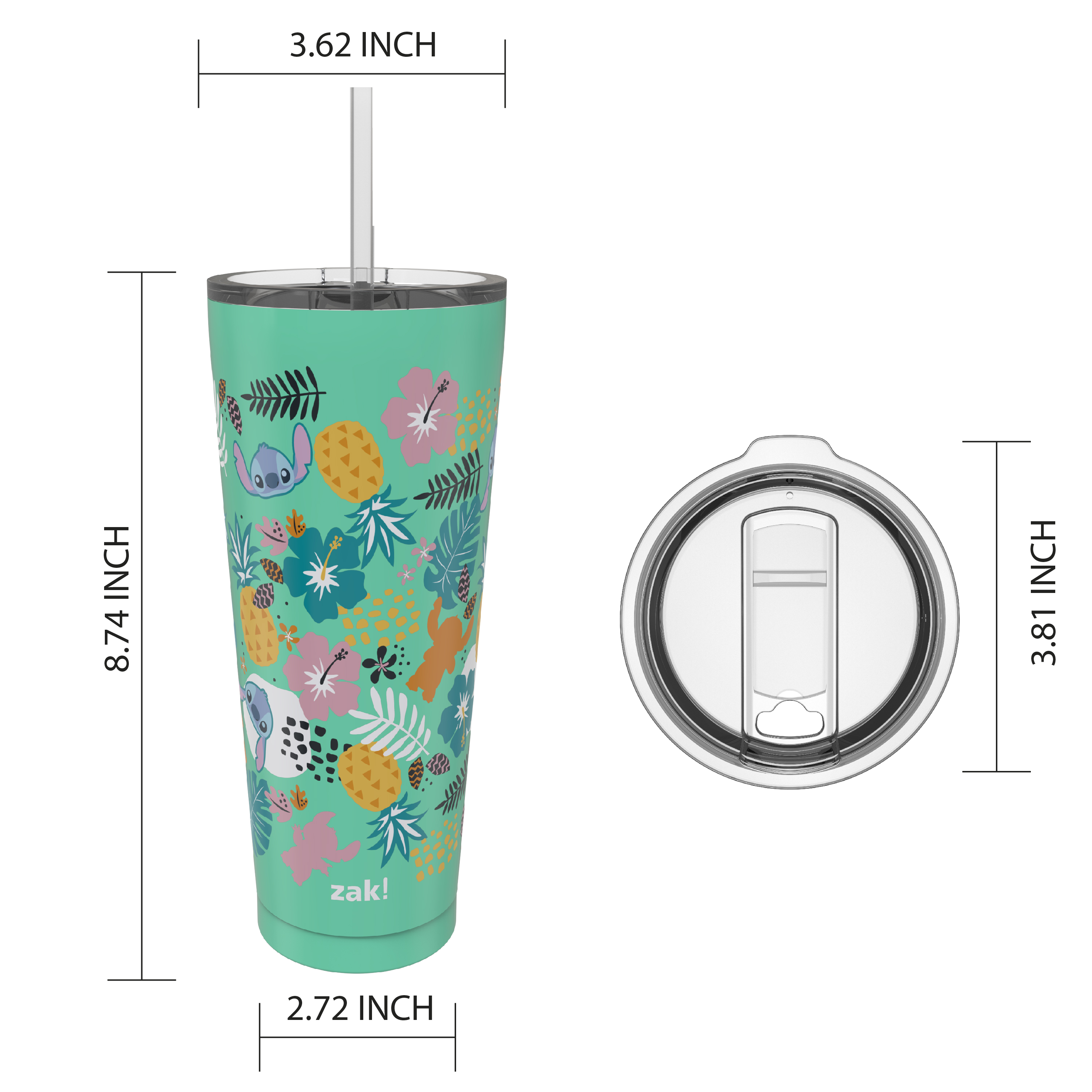 Disney 25 ounce Reusable Water Bottle, Lilo and Stitch slideshow image 3 Disney 25 ounce Reusable Water Bottle, Lilo and Stitch slideshow image 3