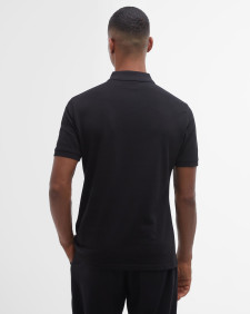 Essential Polo Shirt Black-Yellow