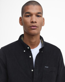 Ramsey Tailored Long-Sleeved Shirt Classic Black