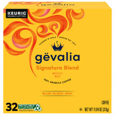 Gevalia Signature Blend Mild 100% Arabica Coffee K-Cup Pods, 32 ct Box