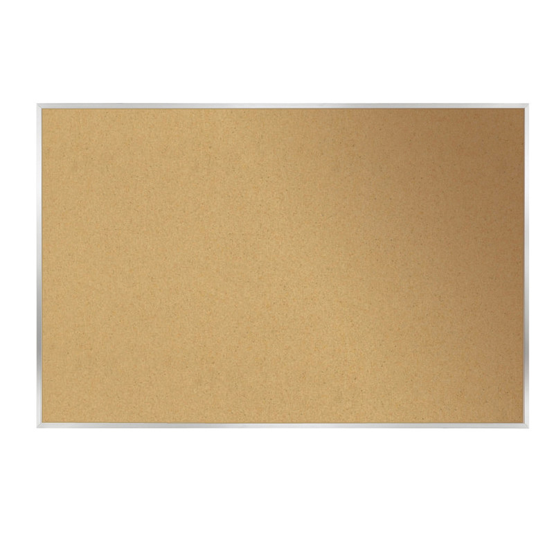 Ghent+Natural+Cork+Bulletin+Board+with+Aluminum+Frame%2C+18%26quot%3BH+x+24%26quot%3BW