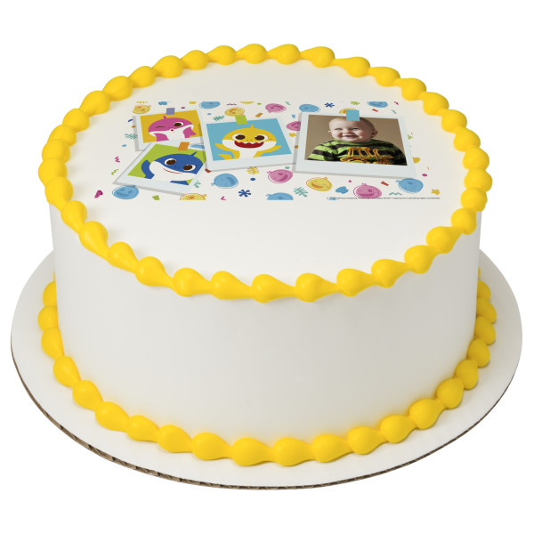 Baby Shark Finning PhotoCake® Edible Image® Frame