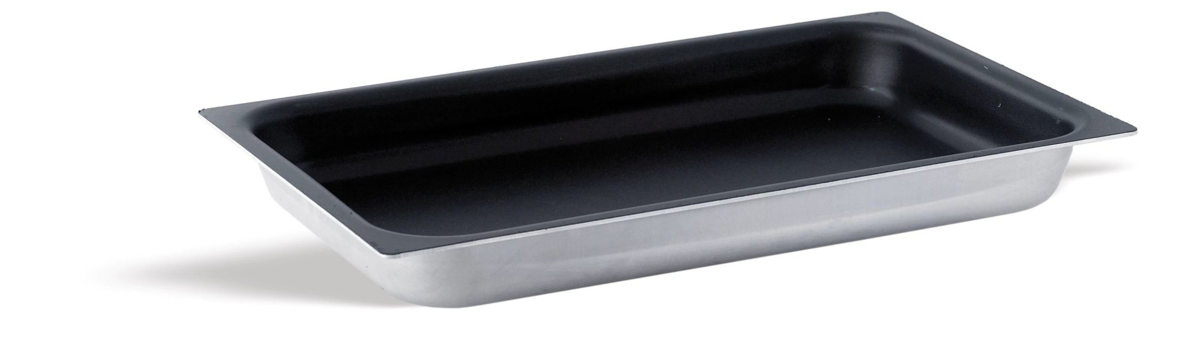 Bandeja GN 1/1 de 6.5 centímetros de profundidad de aluminio con recubrimiento antiadherente