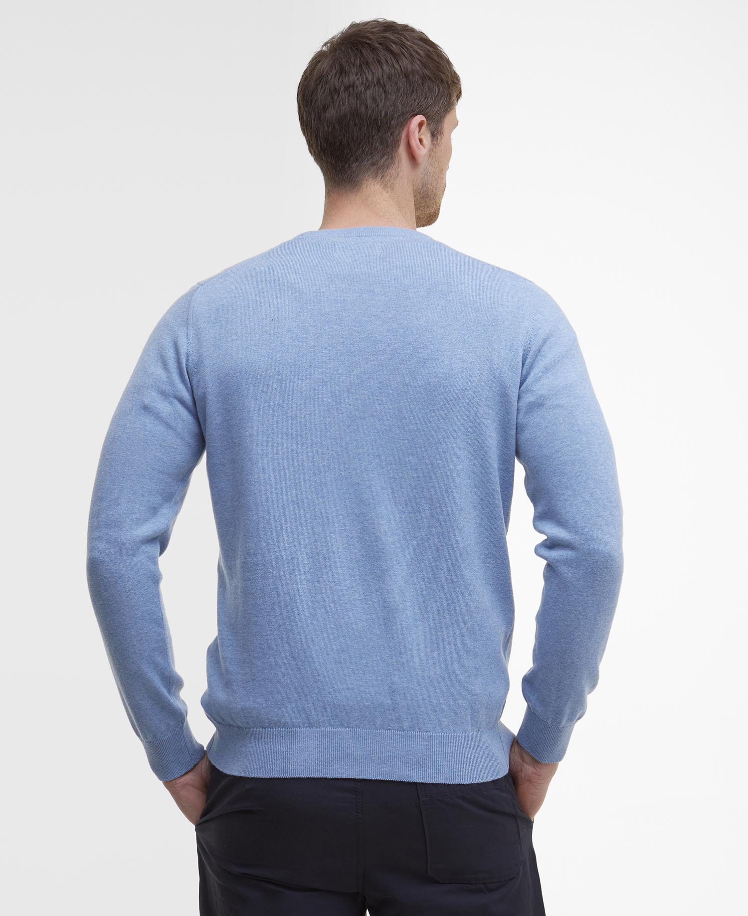 Pima Cotton Crew Neck Jumper image number 2