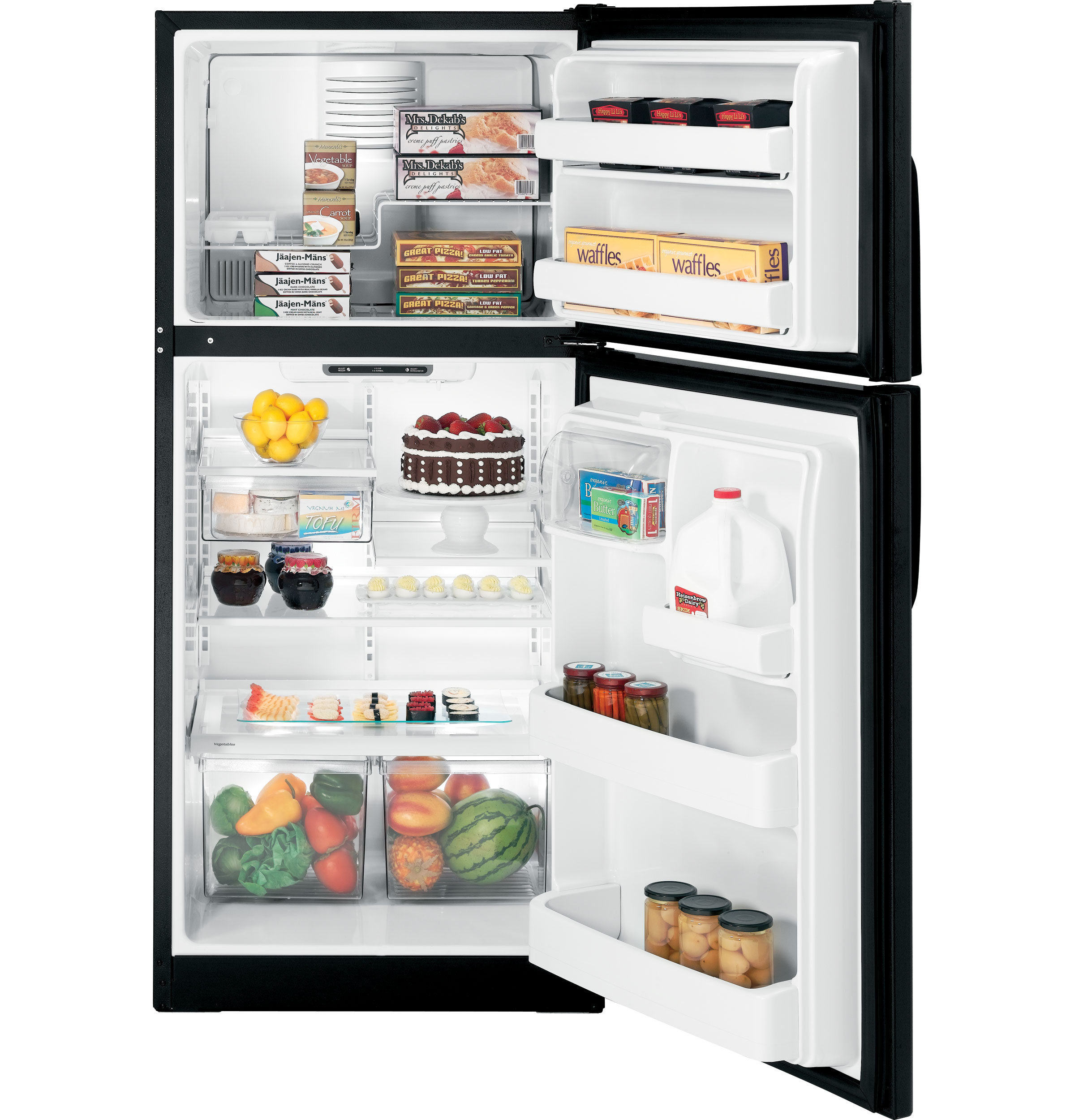 GE® ENERGY STAR® 18.0 Cu. Ft. Top-Freezer Refrigerator