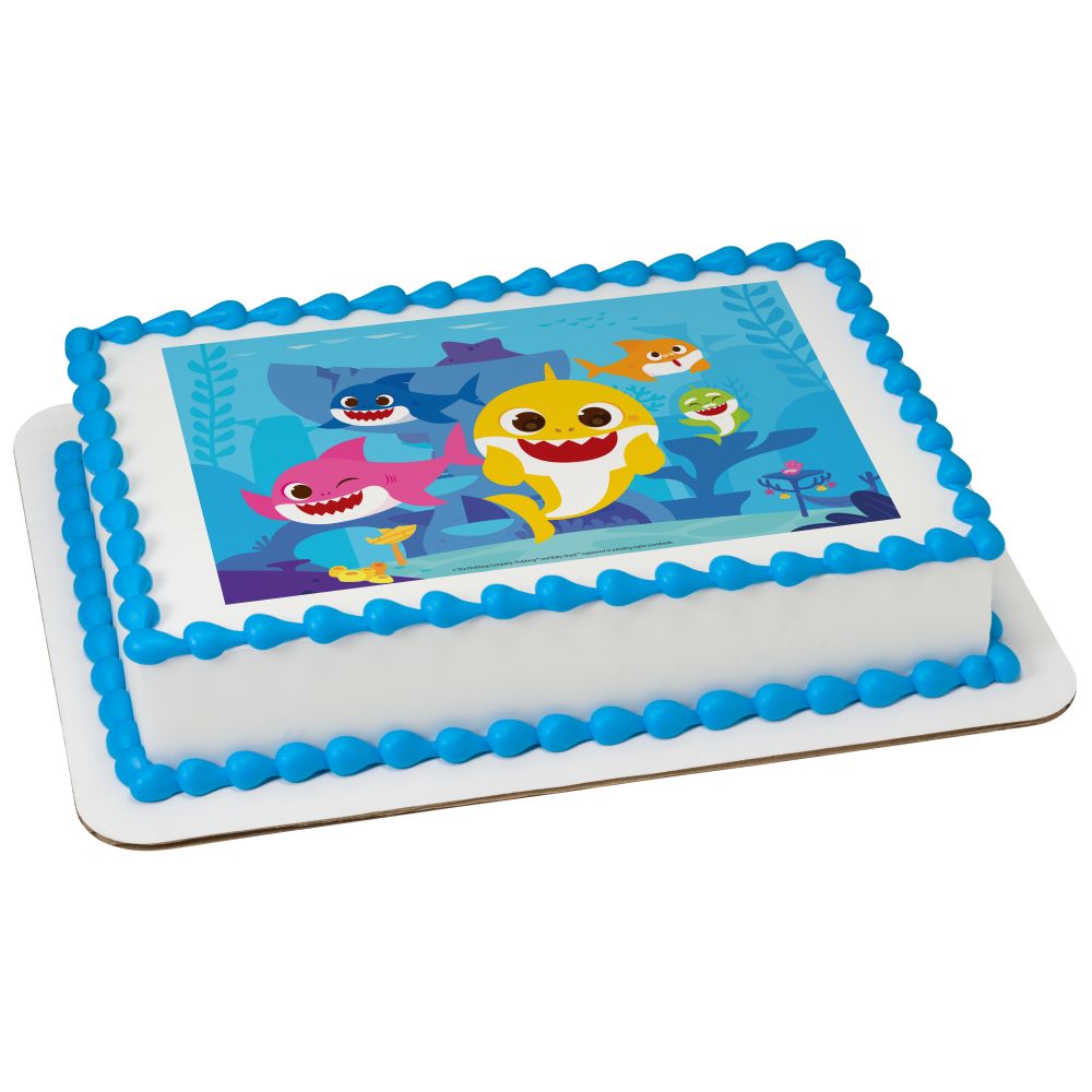 Image Cake Baby Shark Jawsome!