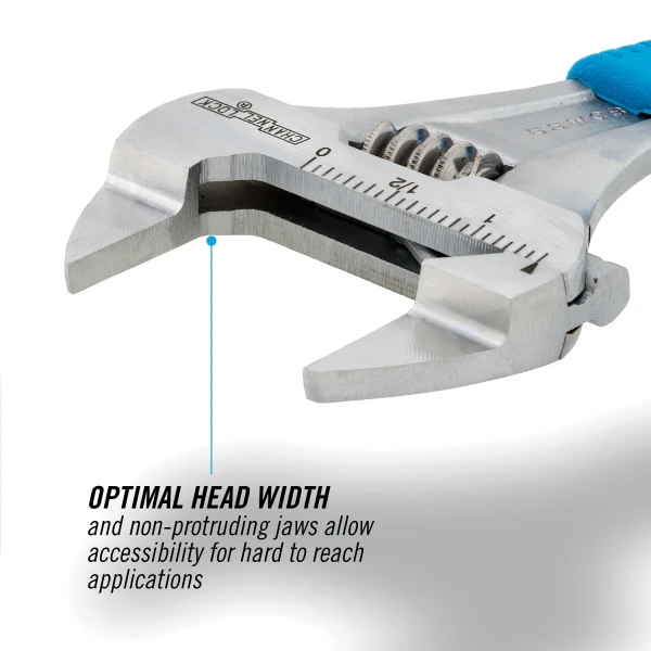 6SWCB 6-inch CODE BLUE® WideAzz® Slim Jaw Adjustable Wrench