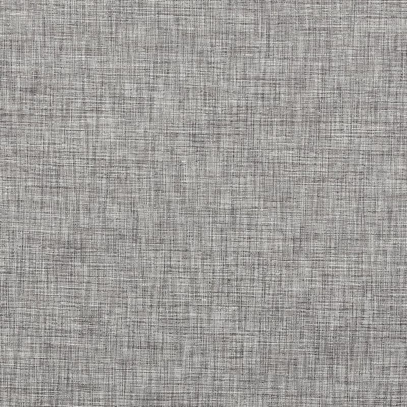Gray linen-textured fabric covering the whole frame, showing dense horizontal and vertical threads; evenly lit, flat surface with subtle tonal variation, no furnishings or openings visible.