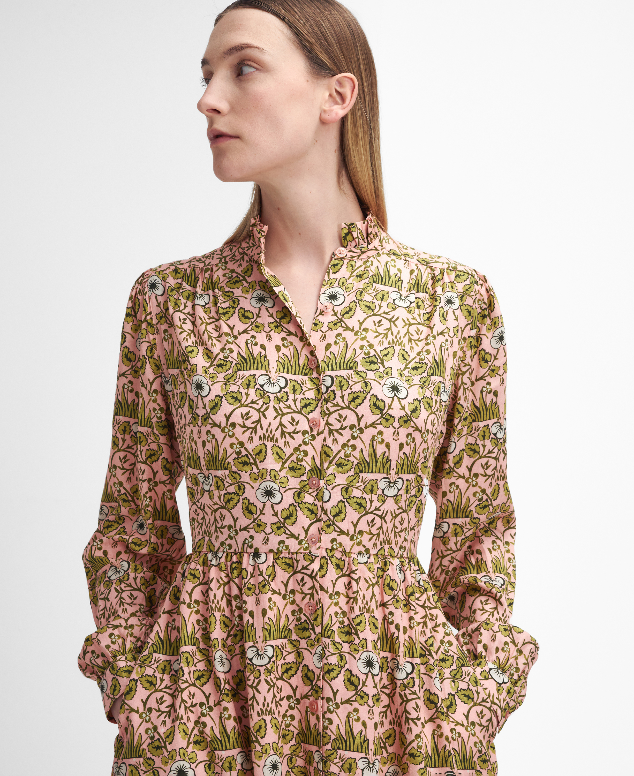 Barbour x William Morris Gallery Isabella Mini Dress image number 4