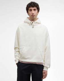 Barbour x NOAH Hoodie Whisper White