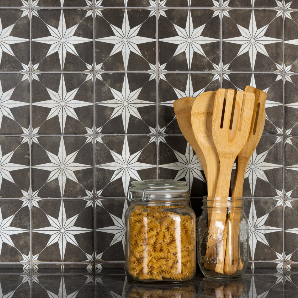Harmonia Kings Star Night 13x13 Square Ceramic Floor and Wall Digital Pattern