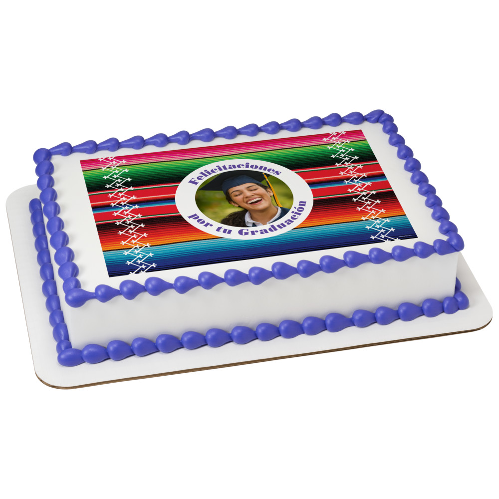 Order Felicitaciones por tu Graduación Sarape Edible Image® by