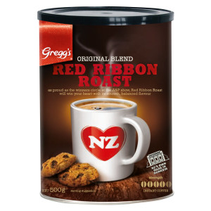 gregg's® red ribbon roast powdered instant coffee tin 500g image