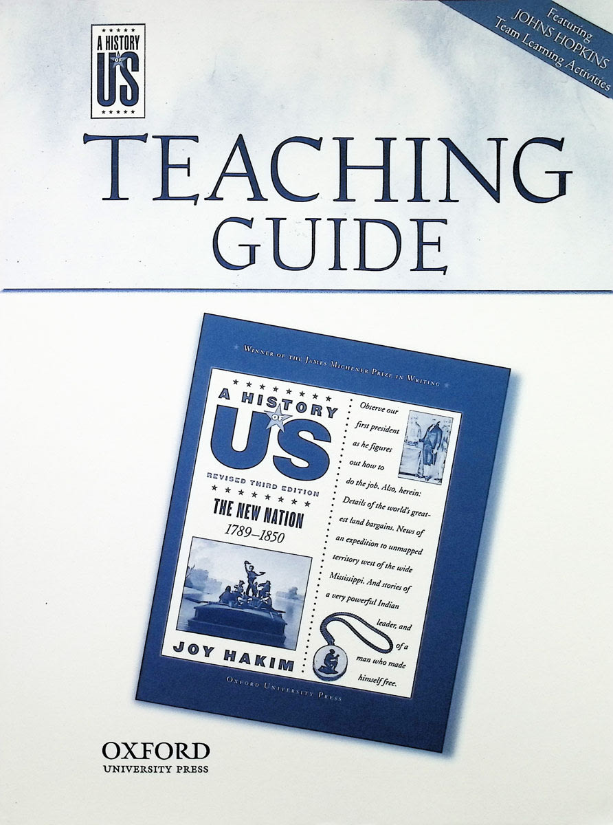 A History of US: The New Nation Volume 4 Middle/High Teacher Guide