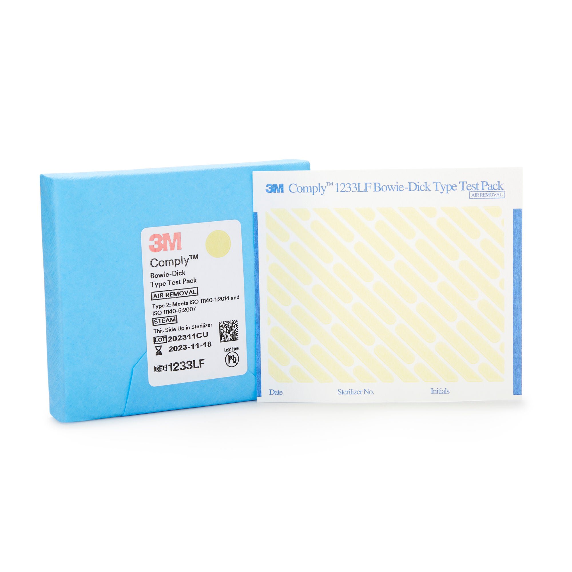 3M™ Comply™ Sterilization Bowie-Dick Test Pack, Type 2, Steam, 270° – 273° F