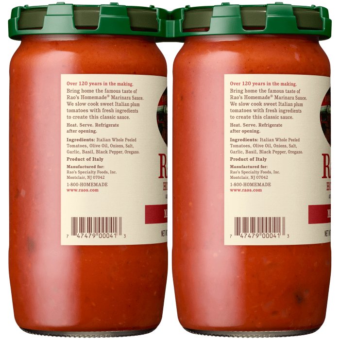 Marinara Sauce, 28 oz - Left Image