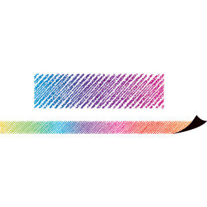 Colorful Scribble Magnetic Border