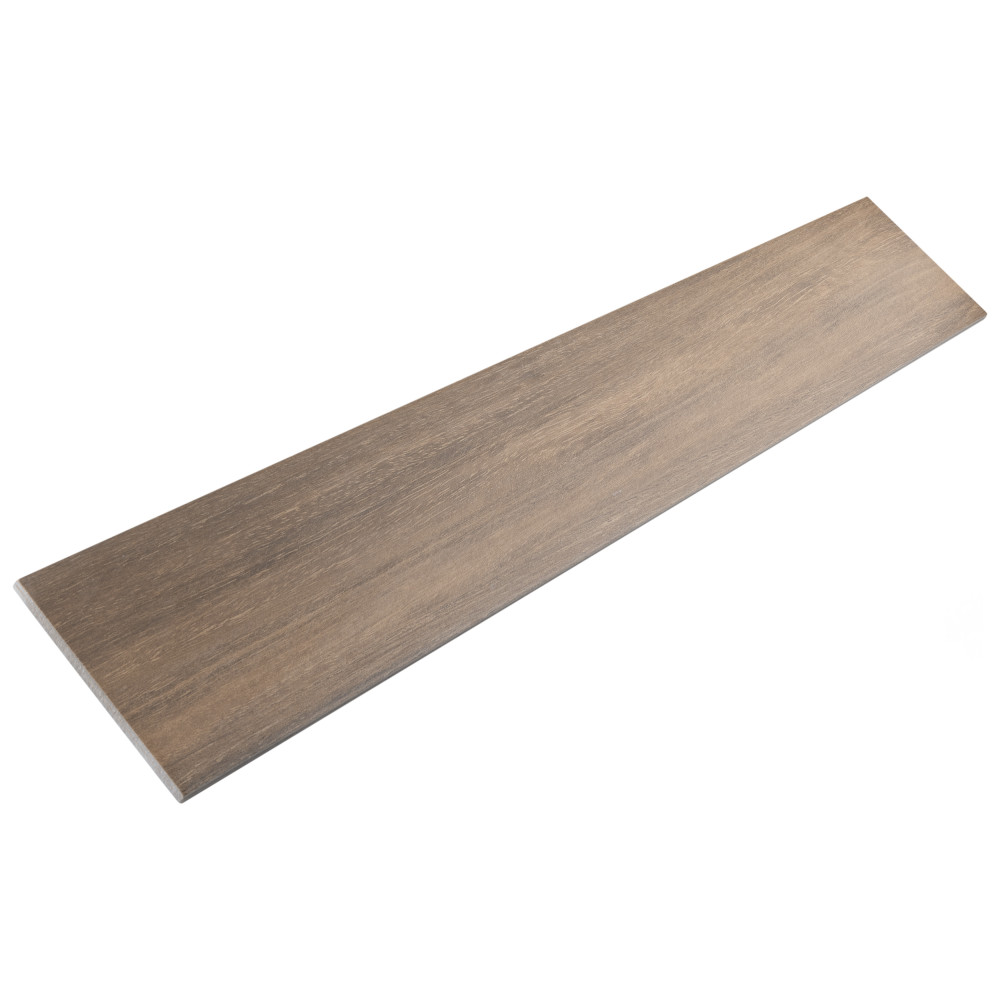 Mt Royale Gunstock 6 in. x 35-1/2 in. Porcelain Floor and Wall Tile