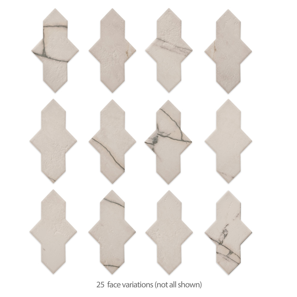 Istanbul Shield Day 2-3/8 in. x 8-1/4 in. Porcelain Floor and Wall Tile