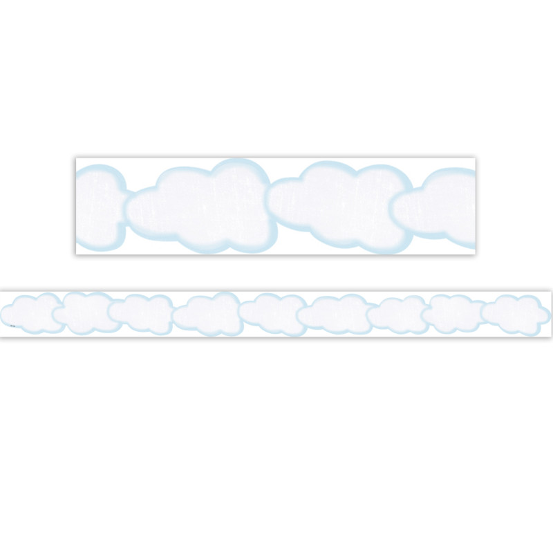 Clouds Die-Cut Border Trim, 35 Feet
