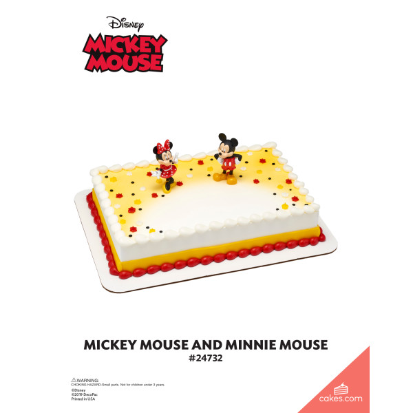 Mickey Mouse and Minnie Mouse The Magic of Cakes® Icing Only Page