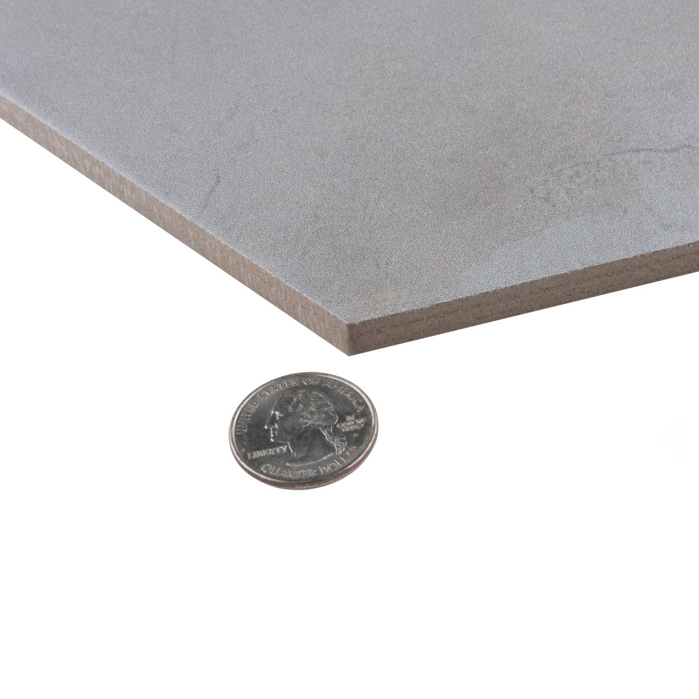 Industrial Hex Silver 8-1/2 in. x 9-7/8 in. Porcelain Floor and Wall Tile