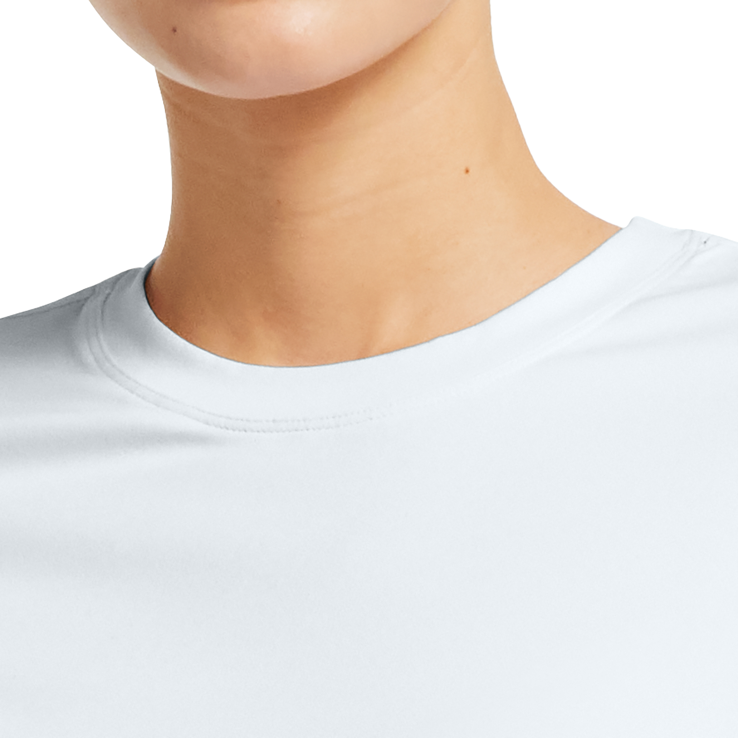 White Cross CRFT Women&#8216;s 1-Pocket Long-Sleeve Tee-White Cross