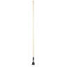 Rubbermaid Commercial, Snap-On Wood Dust Mop Handle, 60", Natural
