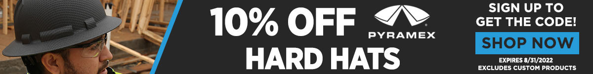 10% Off Pyramex Hard Hats