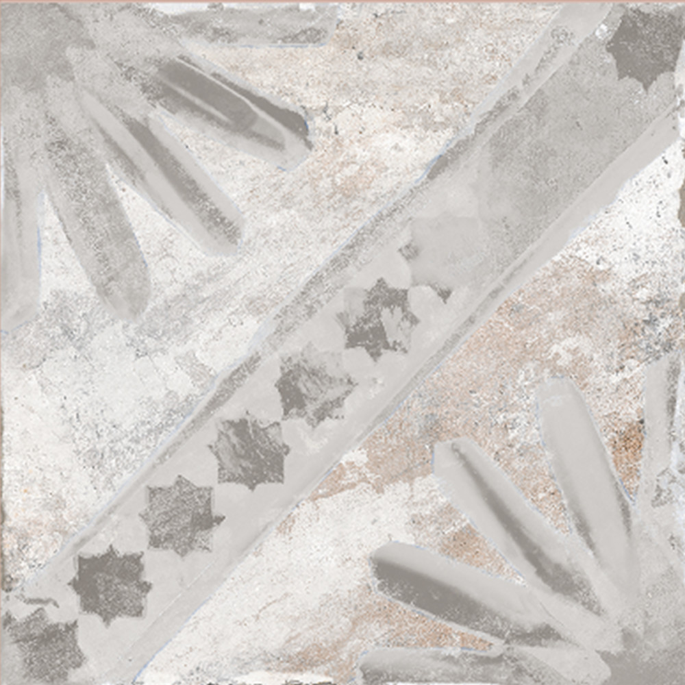 Harmonia Kings Marrakech Grey 13 in. x 13 in. Ceramic Floor and Wall Tile