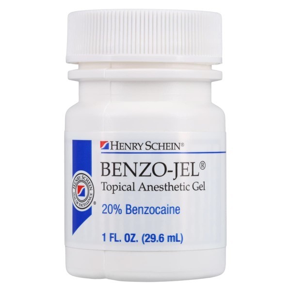 Benzo-Jel Topical Anesthetic Gel 1oz. Jar, Strawberry