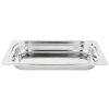 Full-size 2 ½-inch-deep Miramar® stainless steel decorative pan