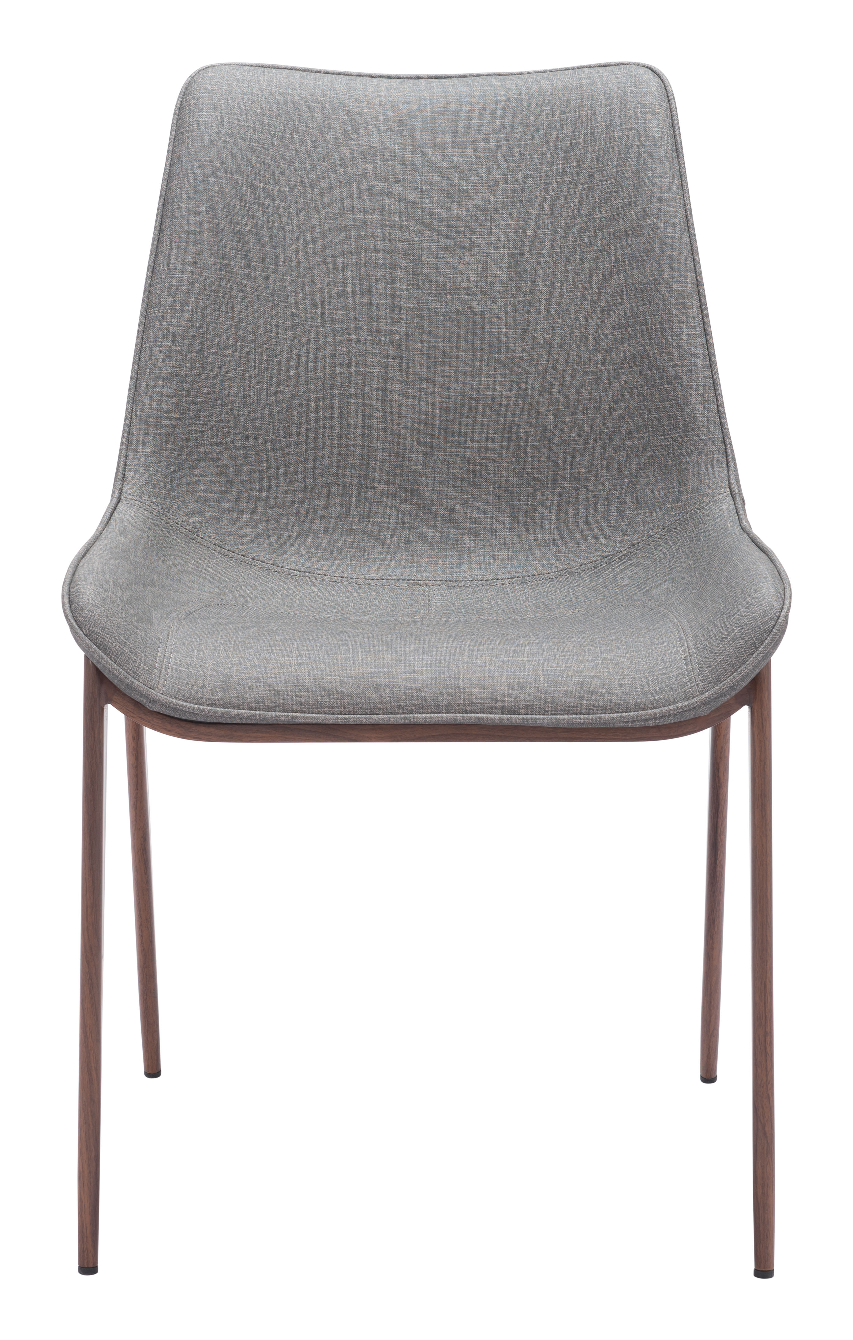 Magnus Dining Chair (Set of 2) Slate Gray & Walnut product image