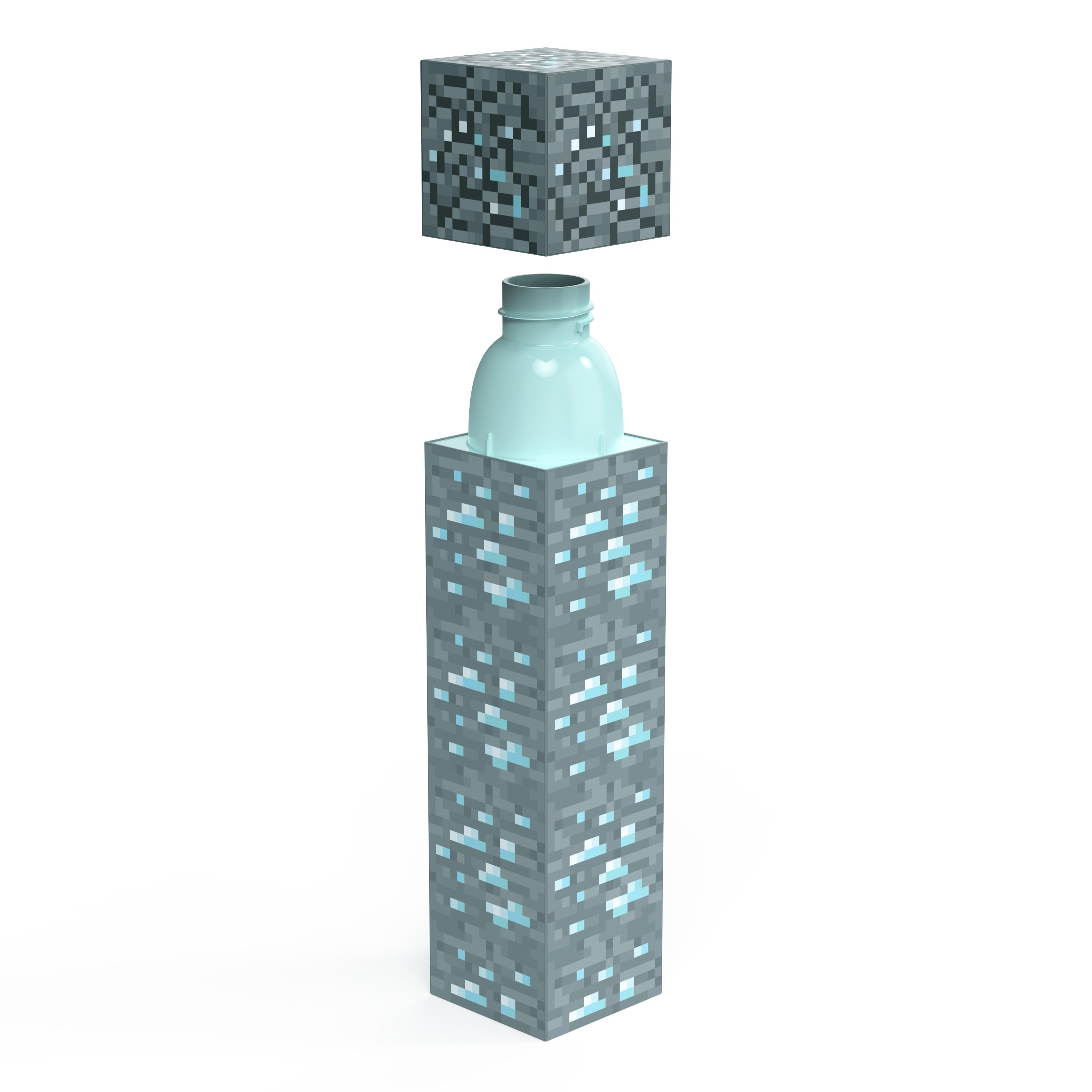 Minecraft 22 ounce BPA Free Water Bottle, Diamond Ore slideshow image 3