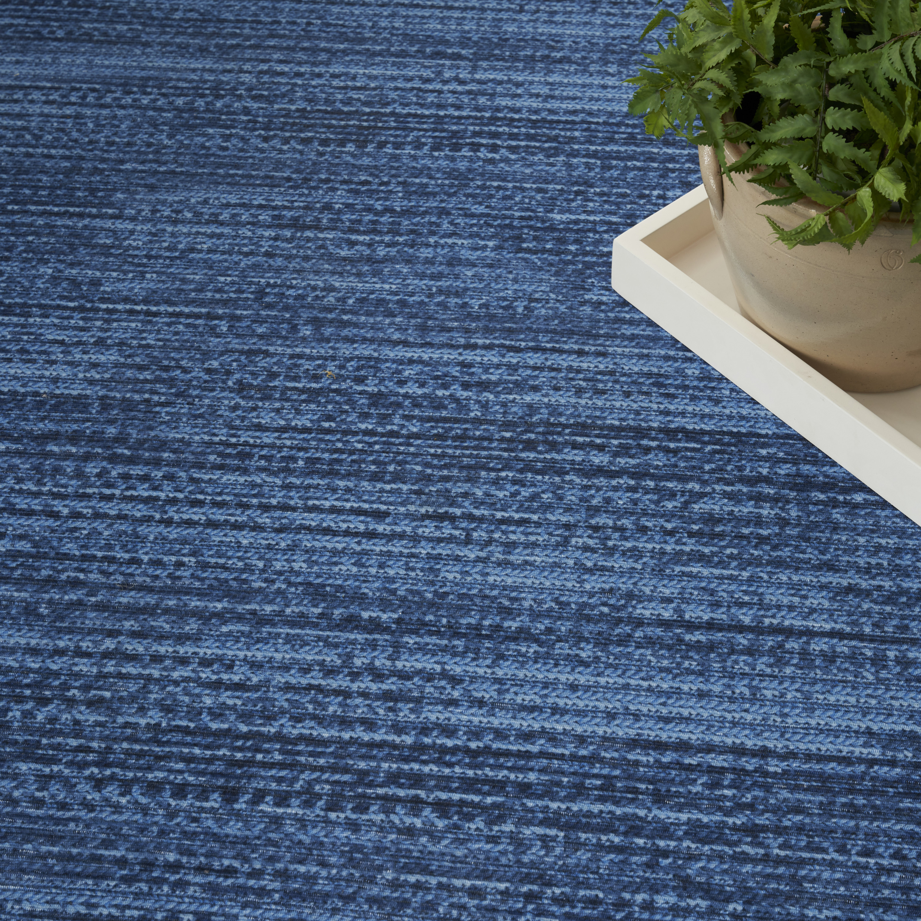 Nourison Nourison Washables 9'2" x 12' Blue Modern Indoor Rug