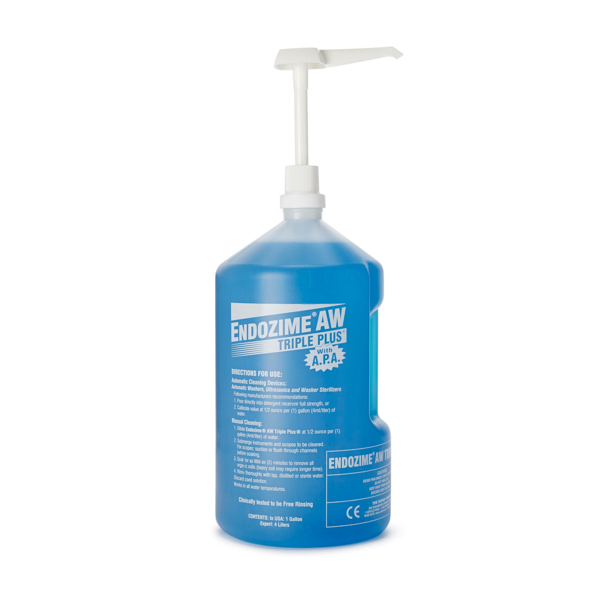 Endozime® with APA Multi-Enzymatic Instrument Detergent, 1-gallon Jug