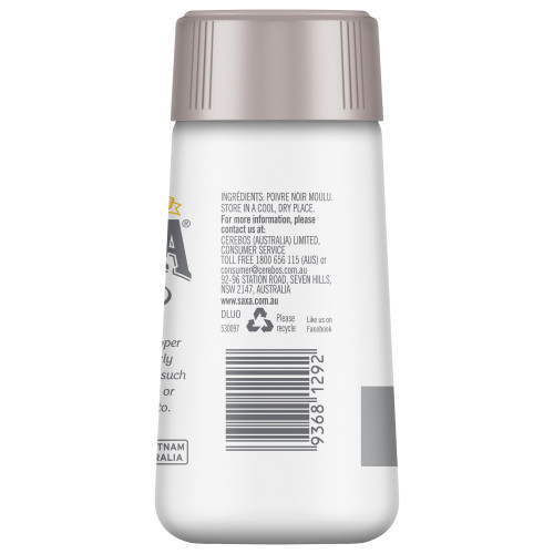  Saxa® Pepper White Picnic/Pk 50g 