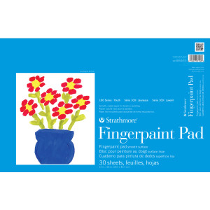 100 Series Fingerpaint Pad, 30 Sheet, 12x18 inch, 1 Count