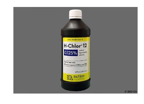 Patrin Pharma Inc H-CHLOR 12, SOL 0.125% 473ML