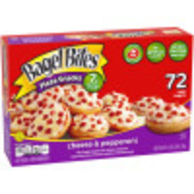 Bagel Bites Cheese & Pepperoni Mini Bagels, 72 count Box - My Food and ...