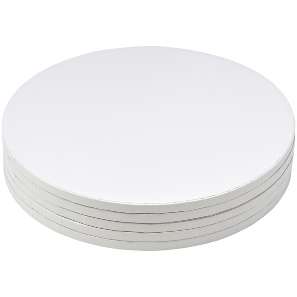 14" Round White Foil Cake Board