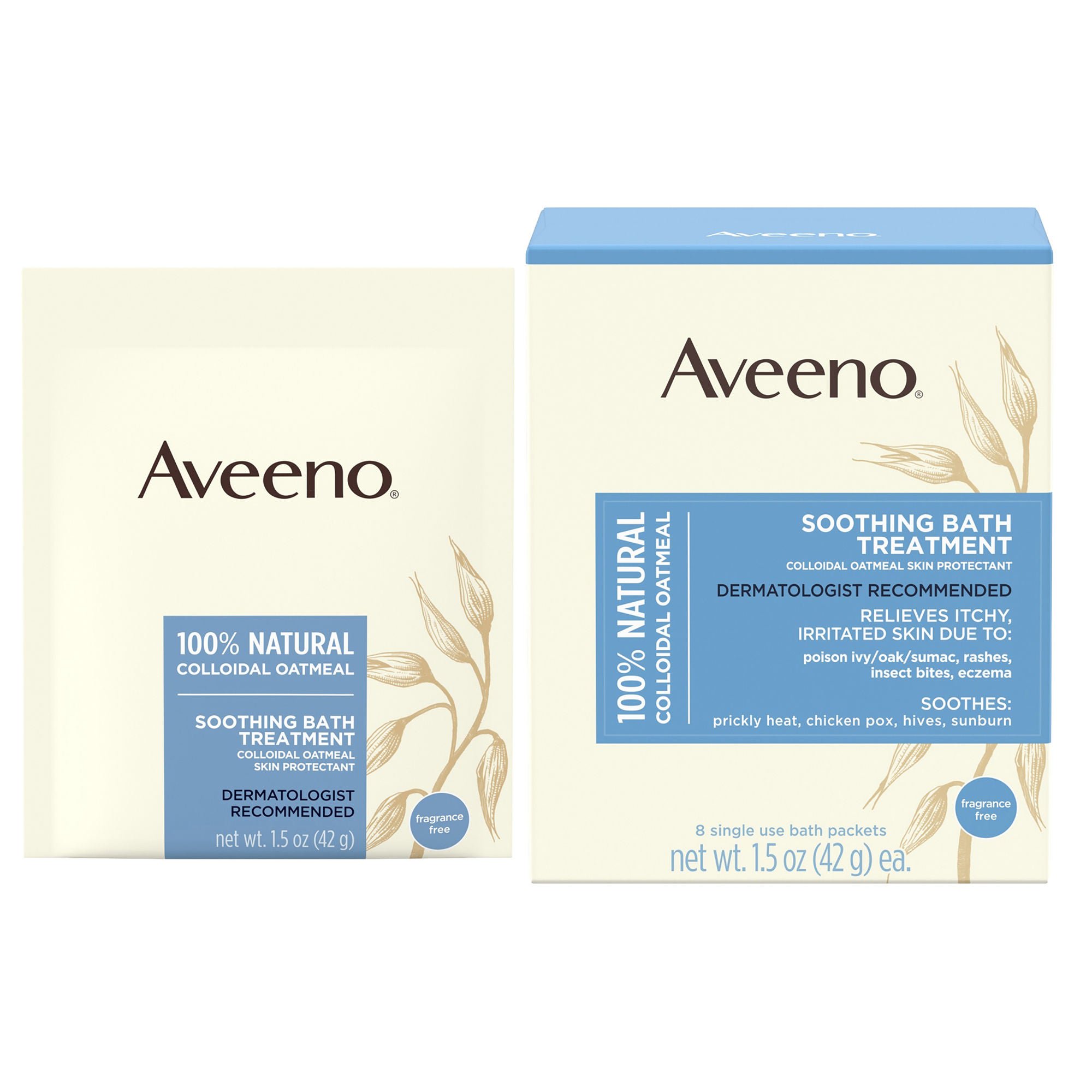 Aveeno® Soothing Bath Treatment Packets Fragrance Free