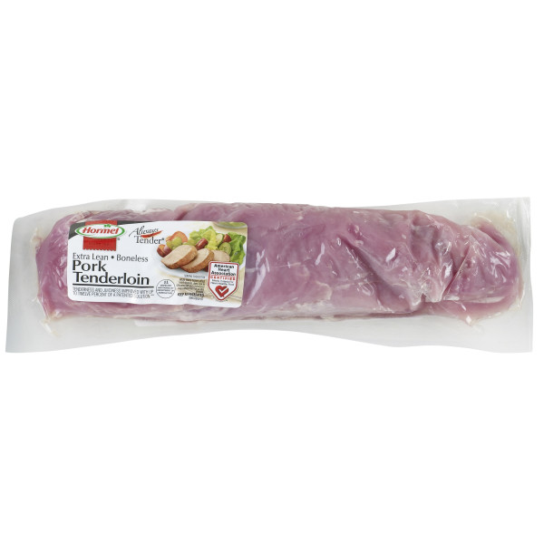 ALWAYS TENDER(r) Pork Tenderloin, Vacuum Packed, 8/1 pc . C1CB - Front Center Inner Pack (Hi Res)