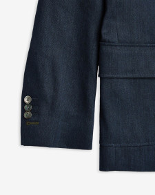 Linen Twill Blazer Classic Navy