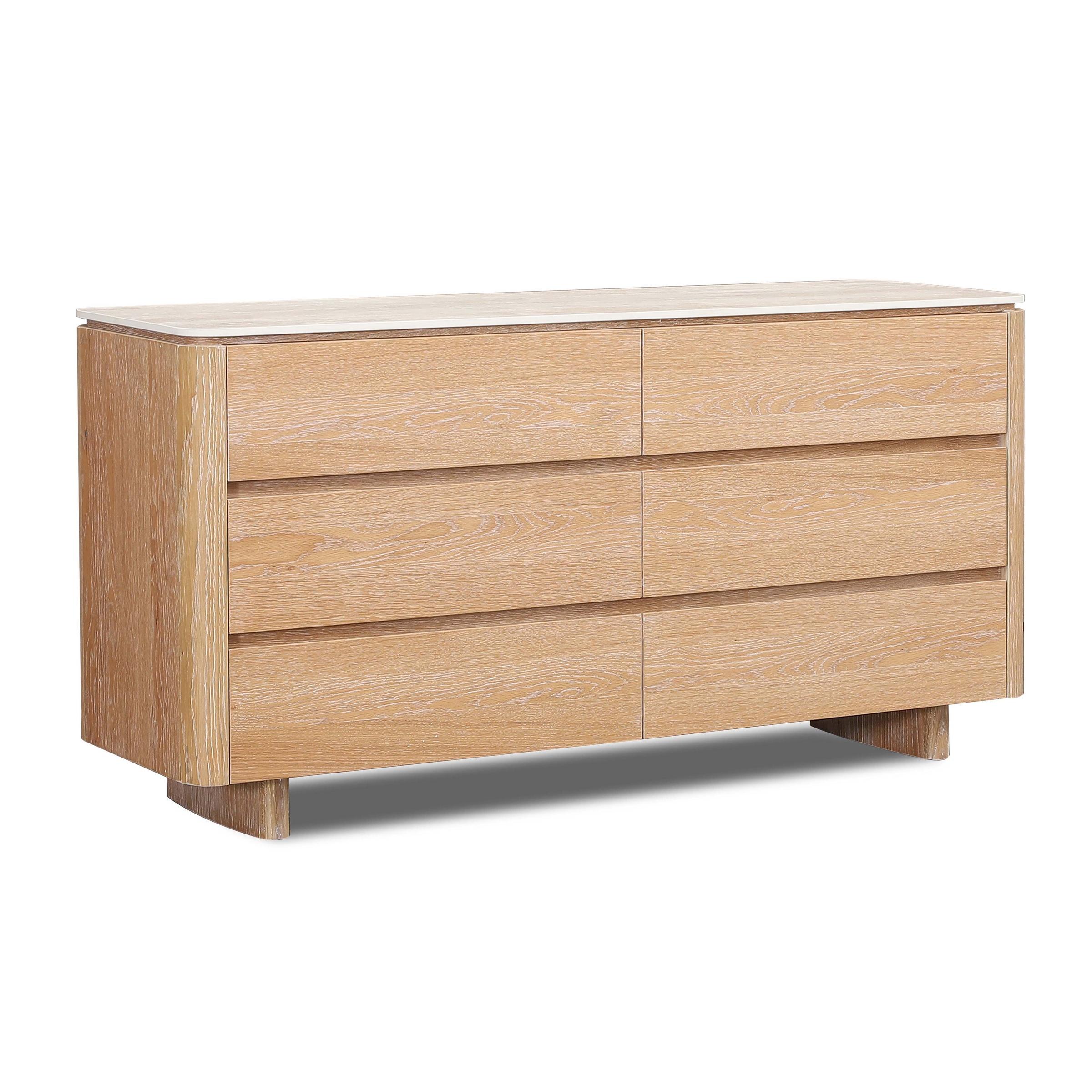 Product image of the  Azure Dresser (6 Drawer), Natural from Forty Winks