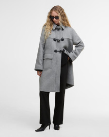 Montgomery in lana Melody Light Grey Marl/Onyx Tartan