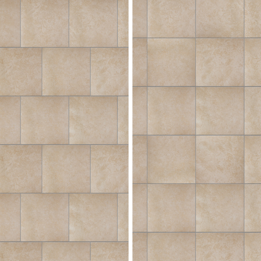 Roma Beige 13 in. x 13 in. Porcelain Floor and Wall Tile
