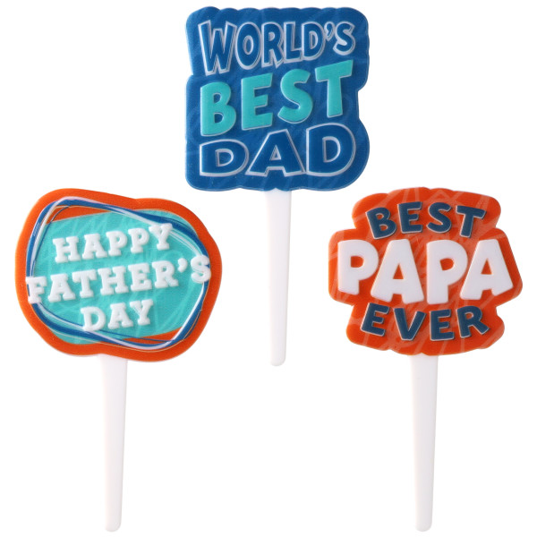 World's Best Dad Assortment DecoPics®
