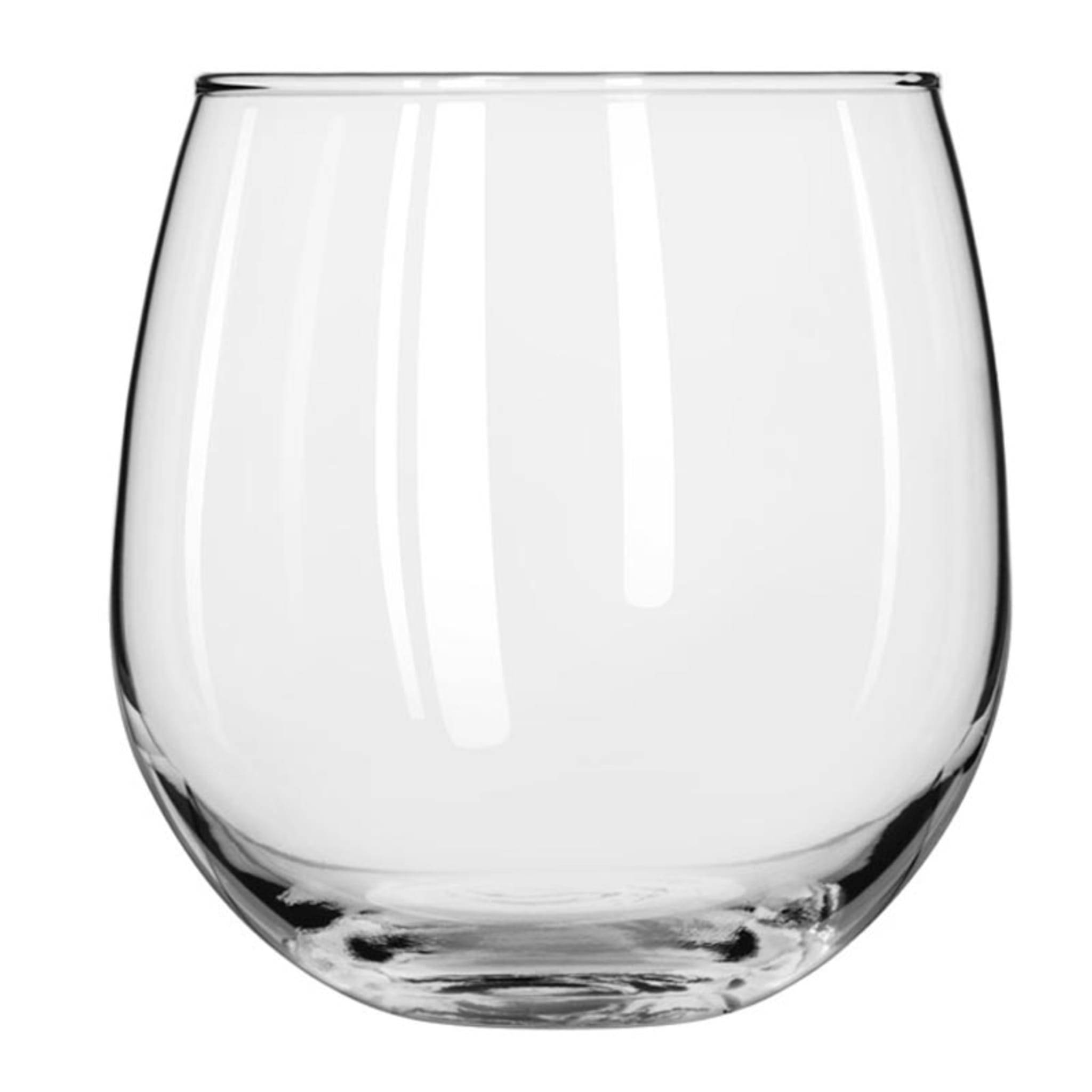 Libbey stemless wine glasses